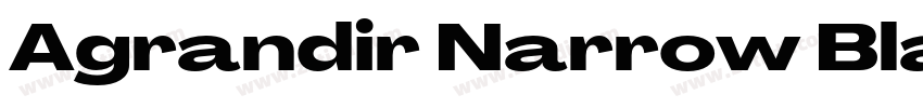 Agrandir Narrow Blac字体转换